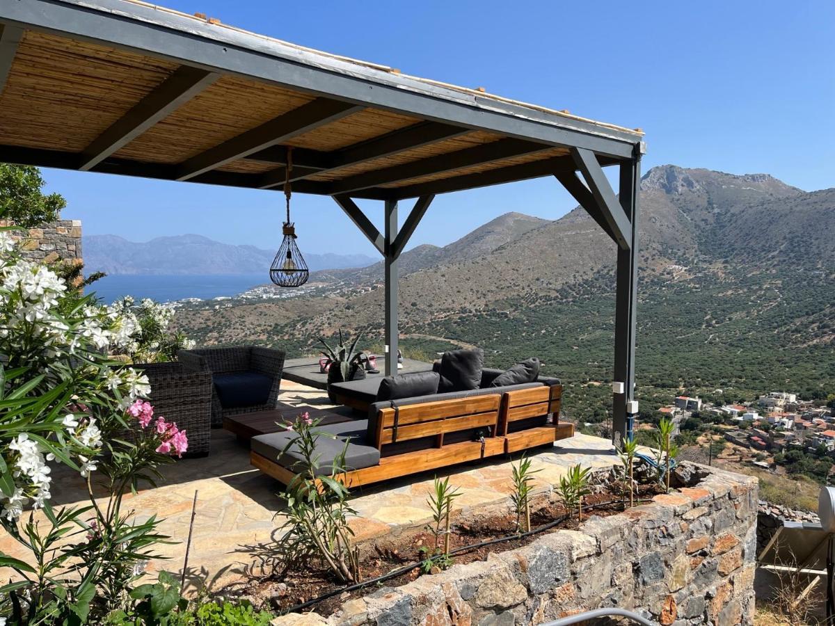 Villa Estee, Luxury Villa With Private Infinity Pool And Jacuzzi Elounda Exterior foto